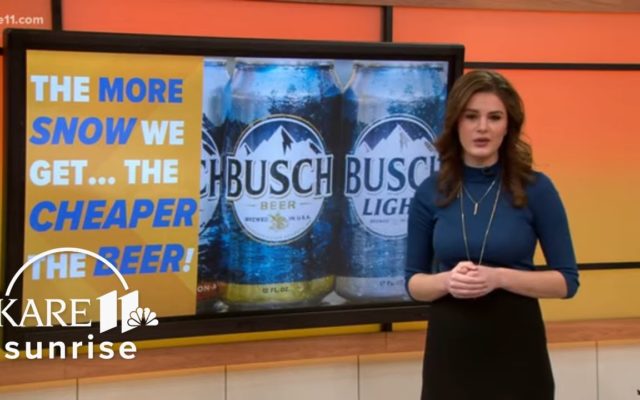 Busch Offers $1 Off Beer For Every Inch Of Snow That Falls