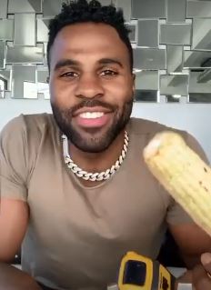 Jason Derulo Chipped His Teeth Eating Corn Attached To A Drill