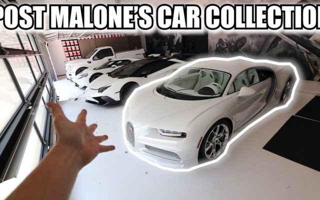 Post Malone has a crazy Whip Collection