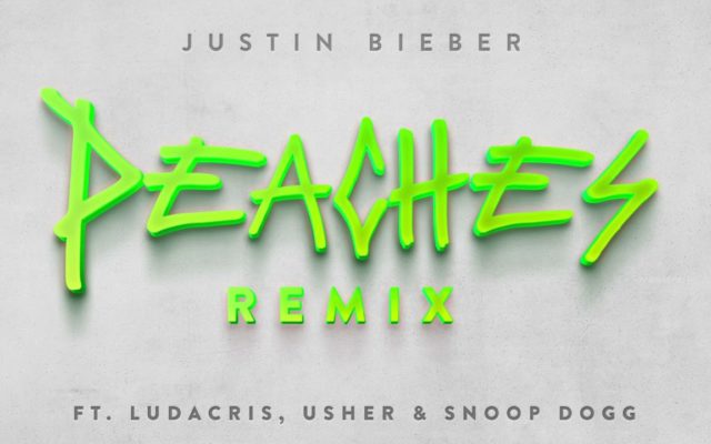 Listen to Justin Bieber’s “Peaches” Remix feat. Snoop Dogg, Usher, and Ludacris