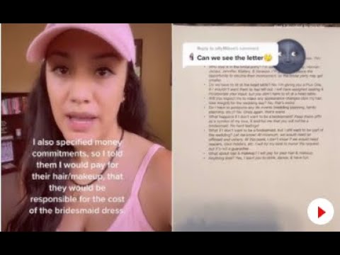 Bride on Tik Tok Receives Backlash for Asking Bridesmaids to Pay for Bachelorette Trip to Mexico