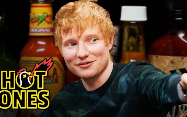 Ed Sheeran takes on the Hot Ones Hot Wing Challenge