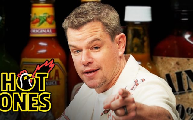 Matt Damon takes on the First We Feast Hot Ones Wing Challenge