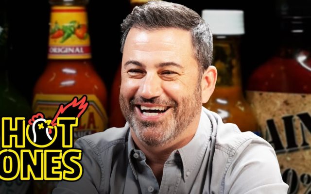 Jimmy Kimmel takes on the Hot One’s Wing Challenge.